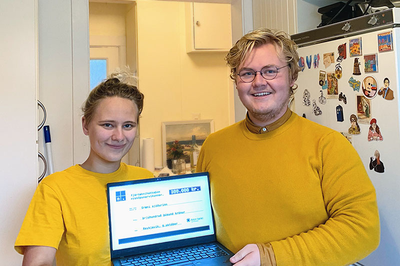 Gamithra Marga og Eyþór Máni - mynd