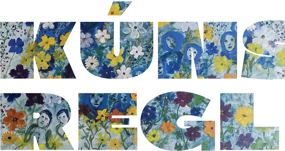 Eftir kúnstarinnar reglum - opnun listasýningar í höfuðstöðvum Arion banka - mynd