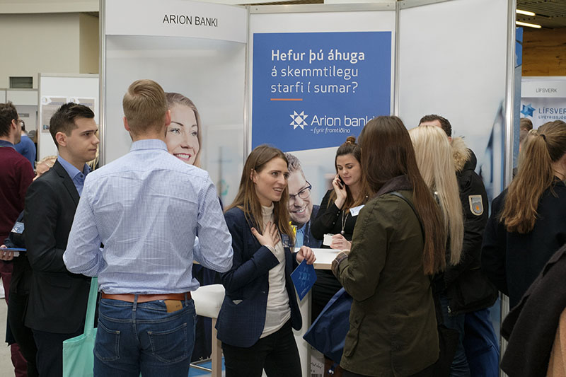 Áhugasamir nemendur á Framadögum - mynd