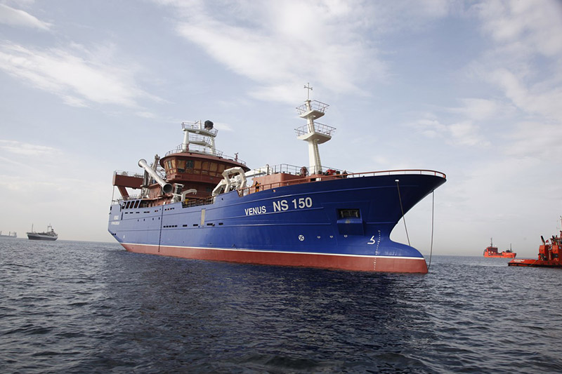 Uppsjávarskipið Venus NS 150 sem áætlað er að HB Grandi fái afhent nú í vor. - mynd