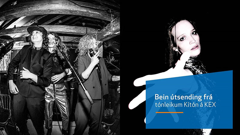 Tónleikar með Sísý Ey og Milkiwhale streymt í beinni á Facebook síðu Arion banka - mynd