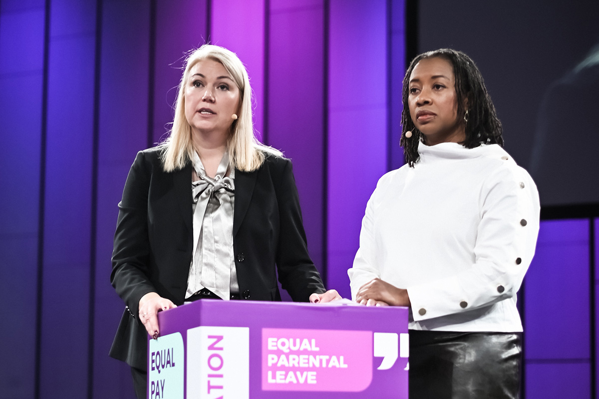 Konur heilli kynslóð á eftir körlunum - mynd