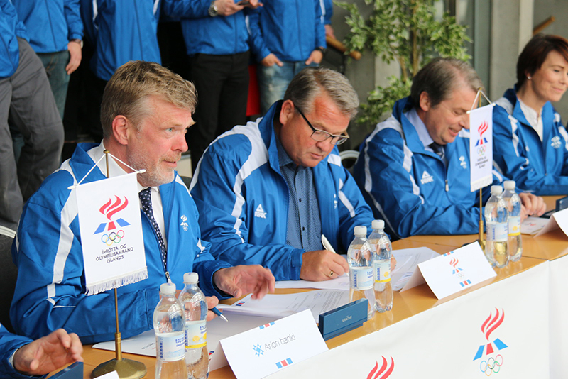 Arion banki hluti af nýrri Ólympíufjölskyldu ÍSÍ - mynd