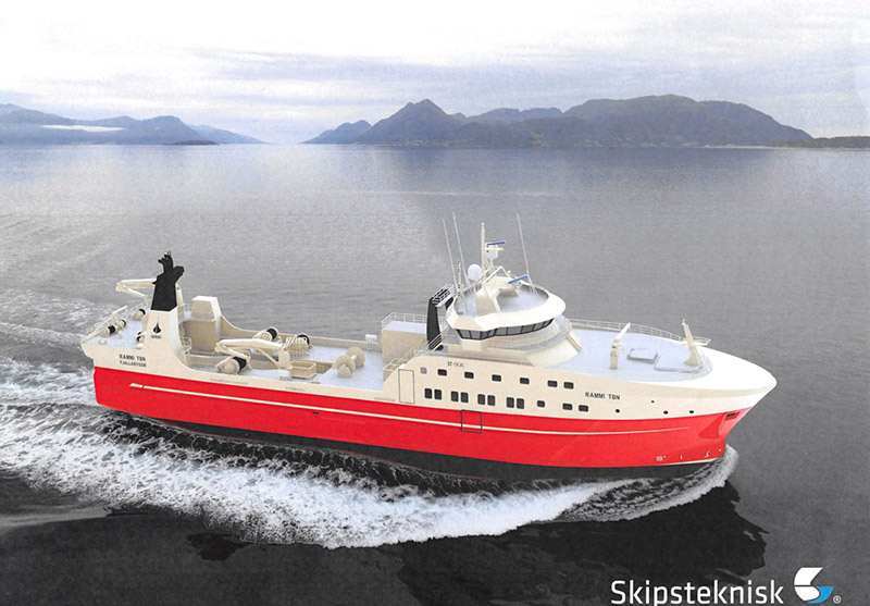 Arion banki og DNB Bank fjármagna kaup Ramma hf. á nýjum frystitogara - mynd