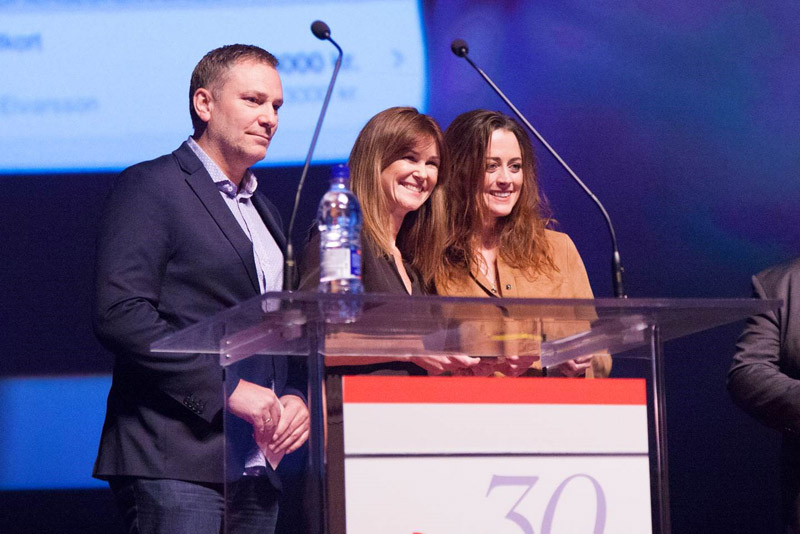 Birna Rún Gísladóttir, frá Arion banka, og Elín Helga Sveinbjörnsdóttir, frá Hvíta húsinu héldu erindi á ÍMARK deginum þar sem verðlaunaherferðin var kynnt og sá árangur sem náðist innan Arion banka í kjölfar sívaxandi vinsælda hraðþjónustunnar.  - mynd